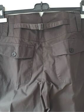 Marc Aurel Chocolate Brown Cotton Utility Trousers Pants NWT - Size 44/Large